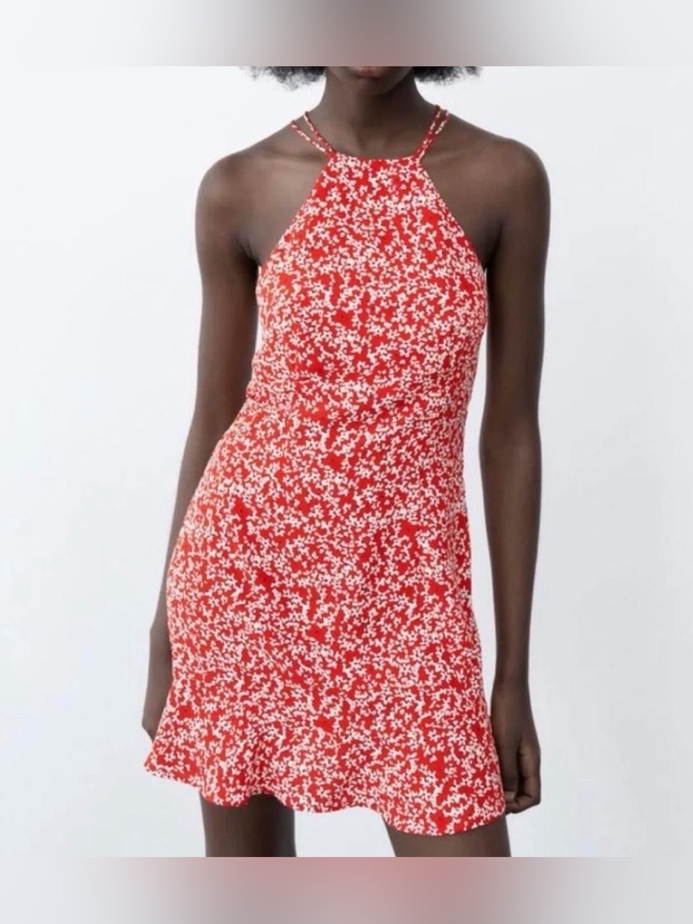 Zara Floral Print Mini Dress